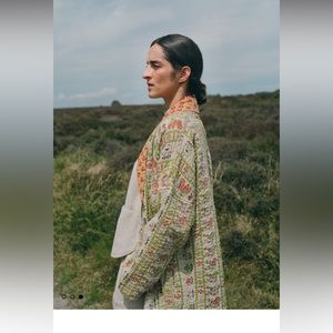BRAND NEW Toast Repurposed Kantha Gown